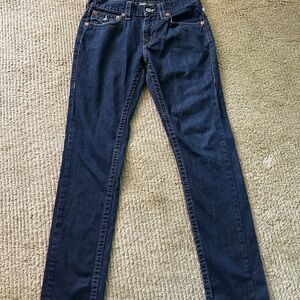 True Religion Dark Blue Skinny Jeans